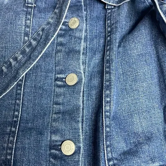 Gap Women’s Blue Denim Button Down Dress Size S - Picture 5 of 10